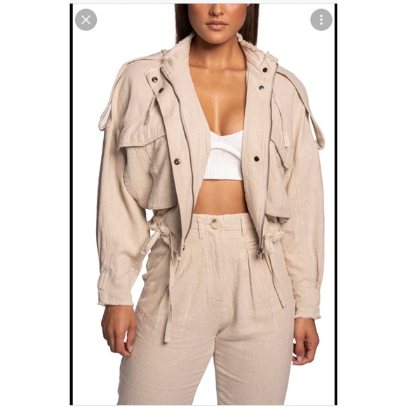 Jlux label linen Bridget jacket - Picture 2 of 8